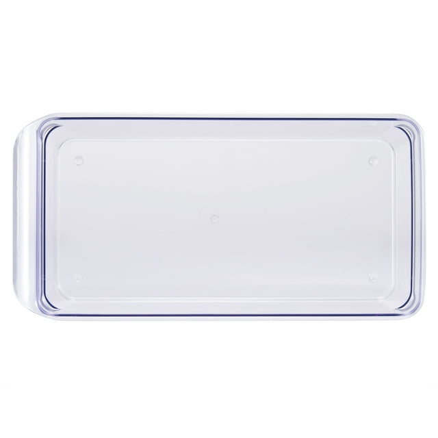 Small Fridge Bin, Clear Plastic, Fridge Organizer -12x6x4 inches Small Fridge Bin, Clear Plastic, Fridge Organizer -12x6x4 inches